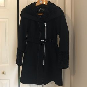 Guess Wool Jacket black